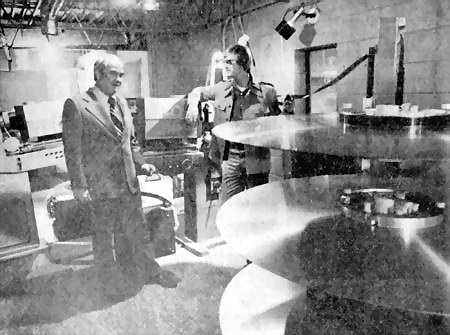 Gull Road Cinema 5 - Jack Loeks Inspecting The Booth From Cinematour (newer photo)